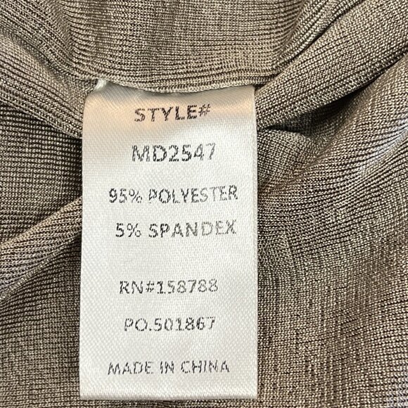 MABLE Millie Slinky Side Dress Size L Large Mocha Brown - Picture 5 of 8